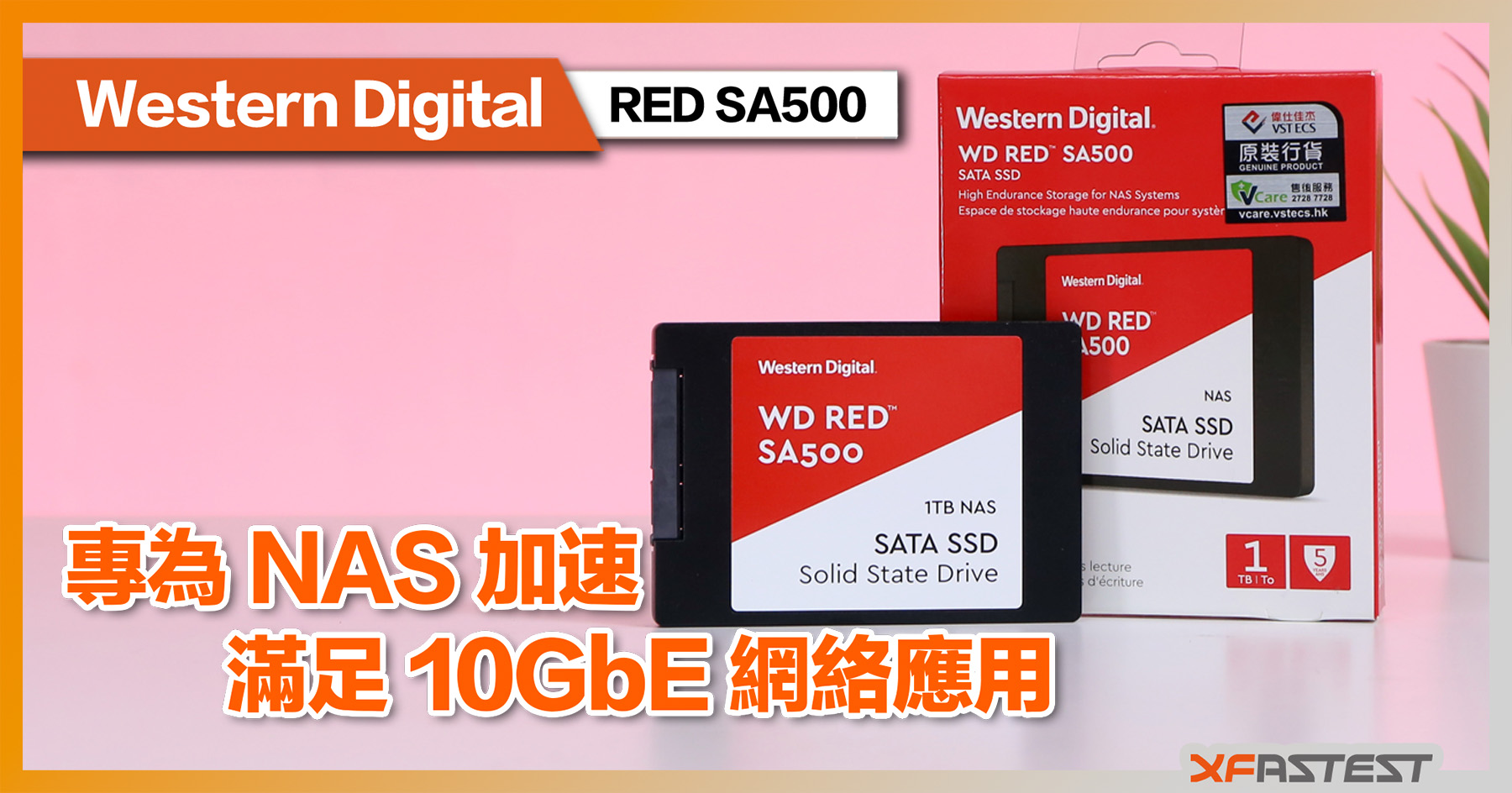 PC/タブレット PCパーツ XF 開箱] 專為NAS 加速滿足10GbE 網絡應用Western Digital RED SA500 