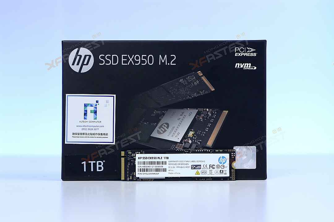 XF 開箱] 最高單條2TB 3500MB/s 讀取速度HP EX950 M.2 SSD - XFastest 
